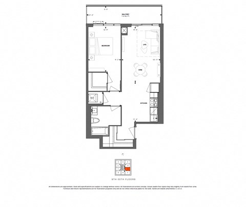 "1 bedroom apartment jane and lawrence "